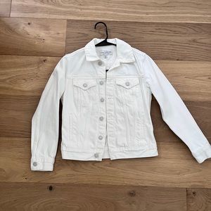 Lucky Brand white jean jacket size XS